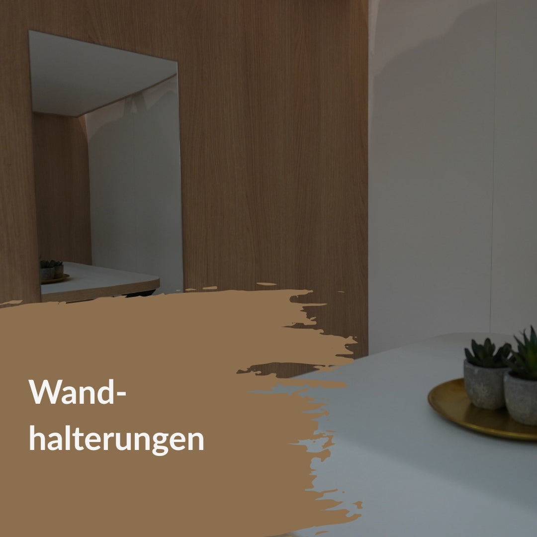 Wandhalterung mit Aufnahme & Untergestell