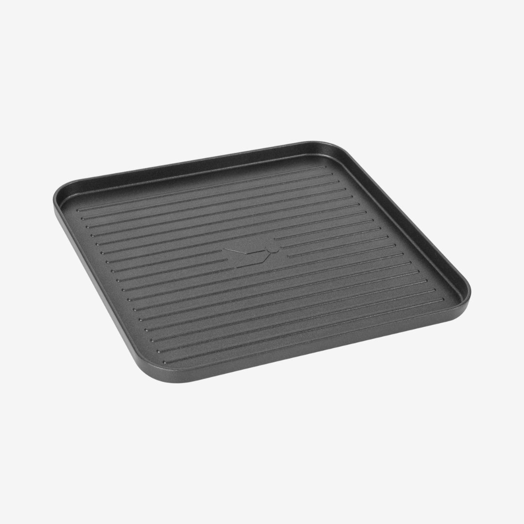 Camping Grillplatte "Ribbed"
