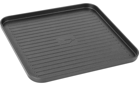 Camping Grillplatte "Ribbed"
