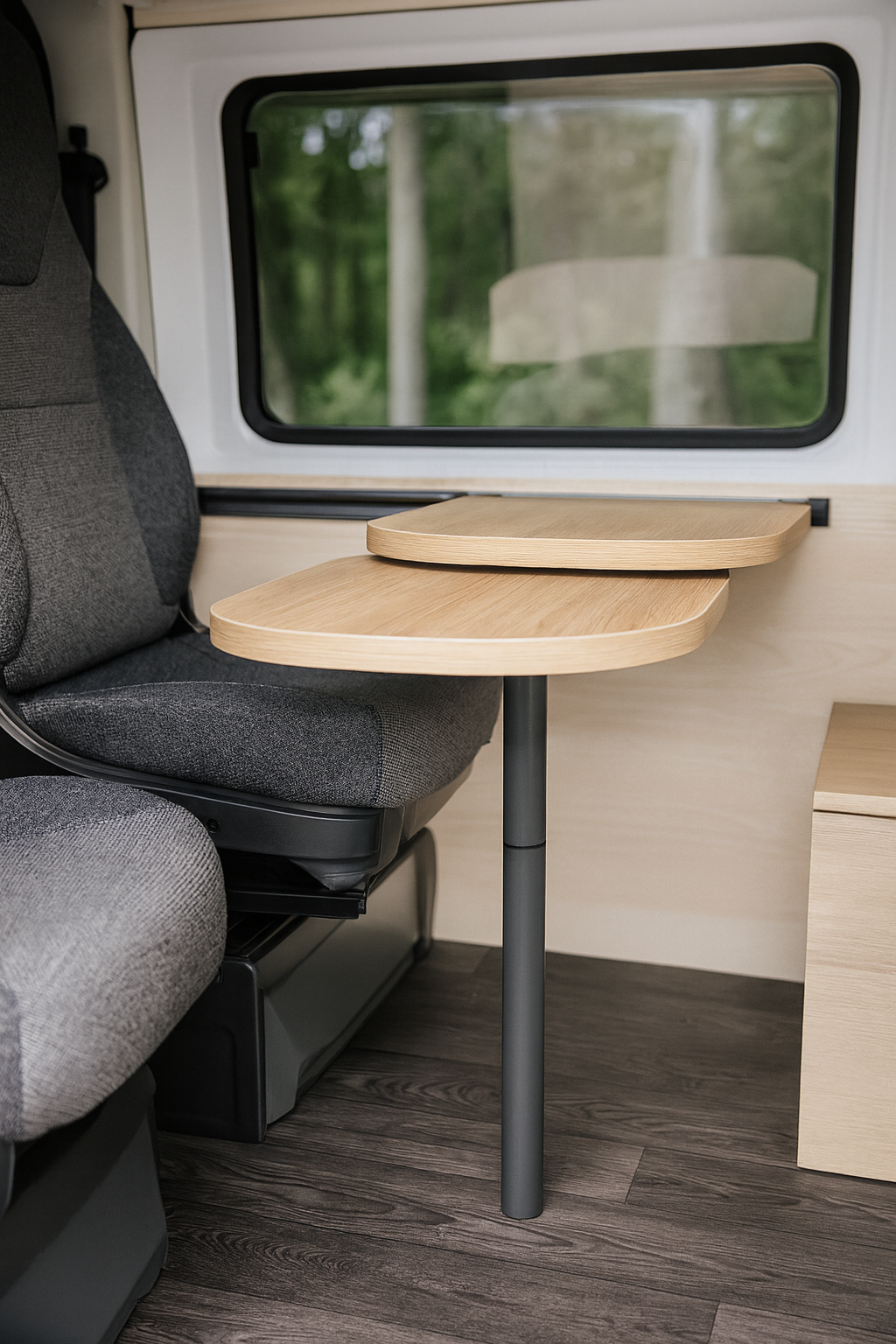 Schwenktisch komplett für Wohnmobil & Campervan